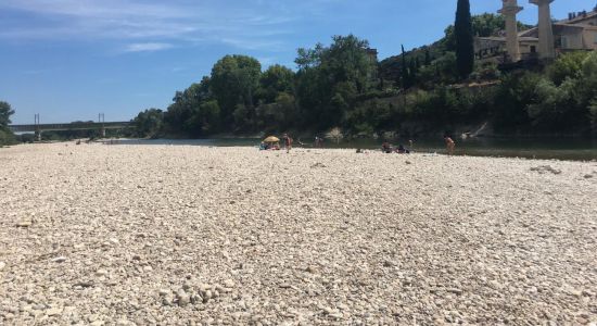 Plage de Remoulins