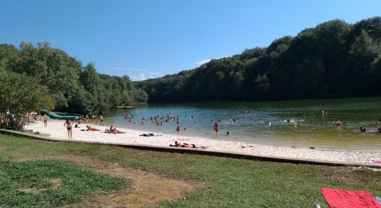 Plage du Lac d'Aignan