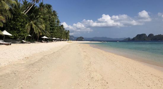 Spiaggia dell'Isola di Pangulasian