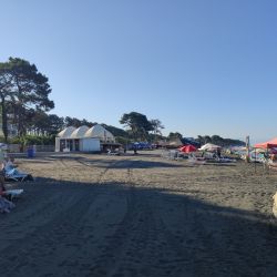 Foto di Ureki beach e l'insediamento