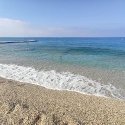 Foto di Mahmutlar beach con dritto e lungo