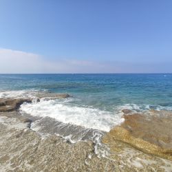 Foto di Mahmutlar beach con parzialmente pulito livello di pulizia